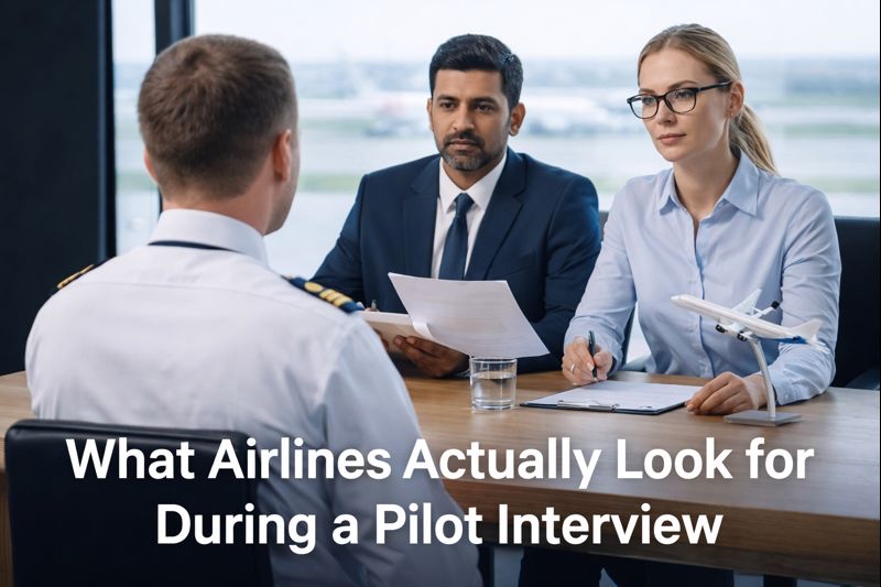 What Airlines Actually Look for During a Pilot Interview